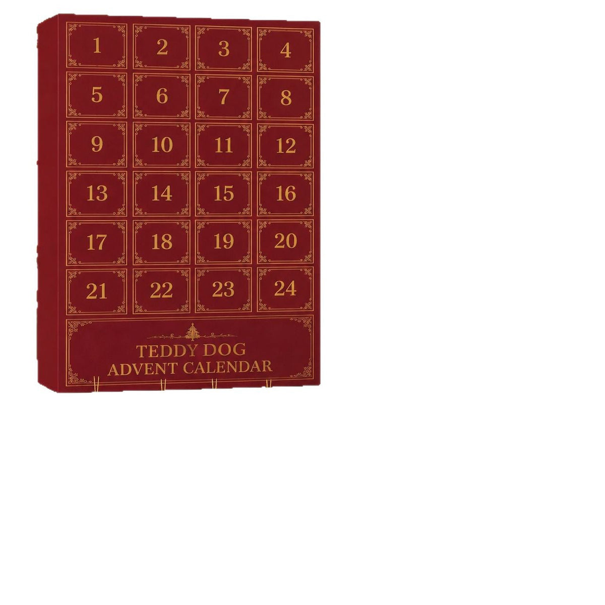 Christmas Advent Calendar made of acrylic with dog motifs