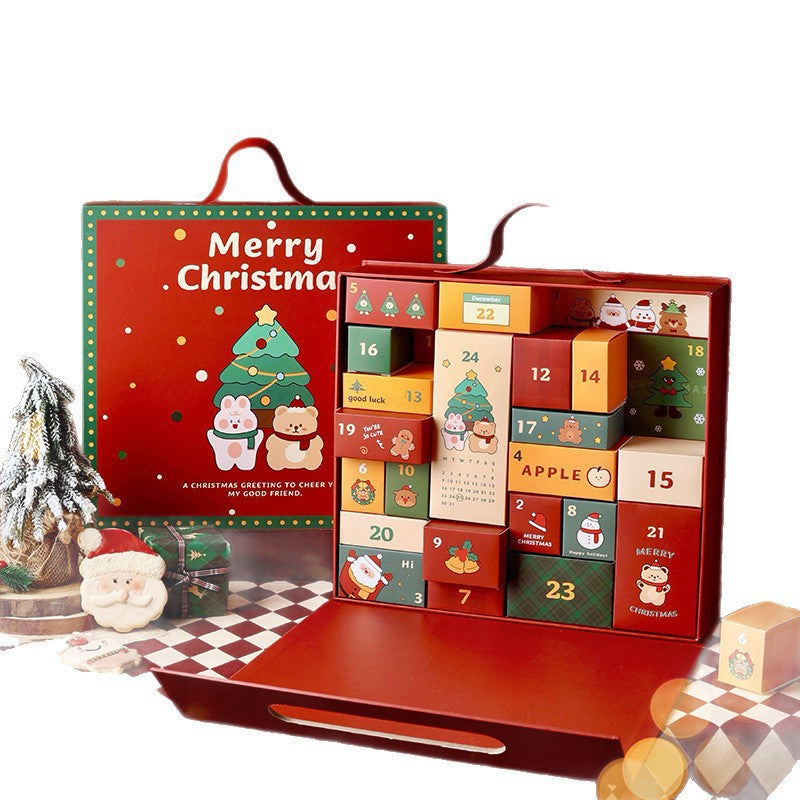 Christmas Advent Calendar Gift Box, 24 Compartments