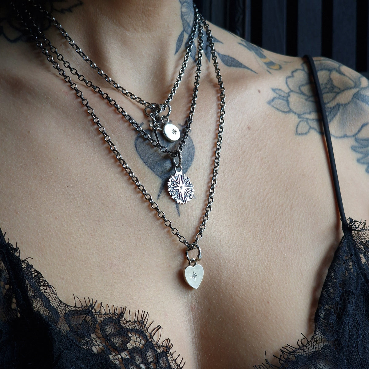 The Morning Star Charm - Silver