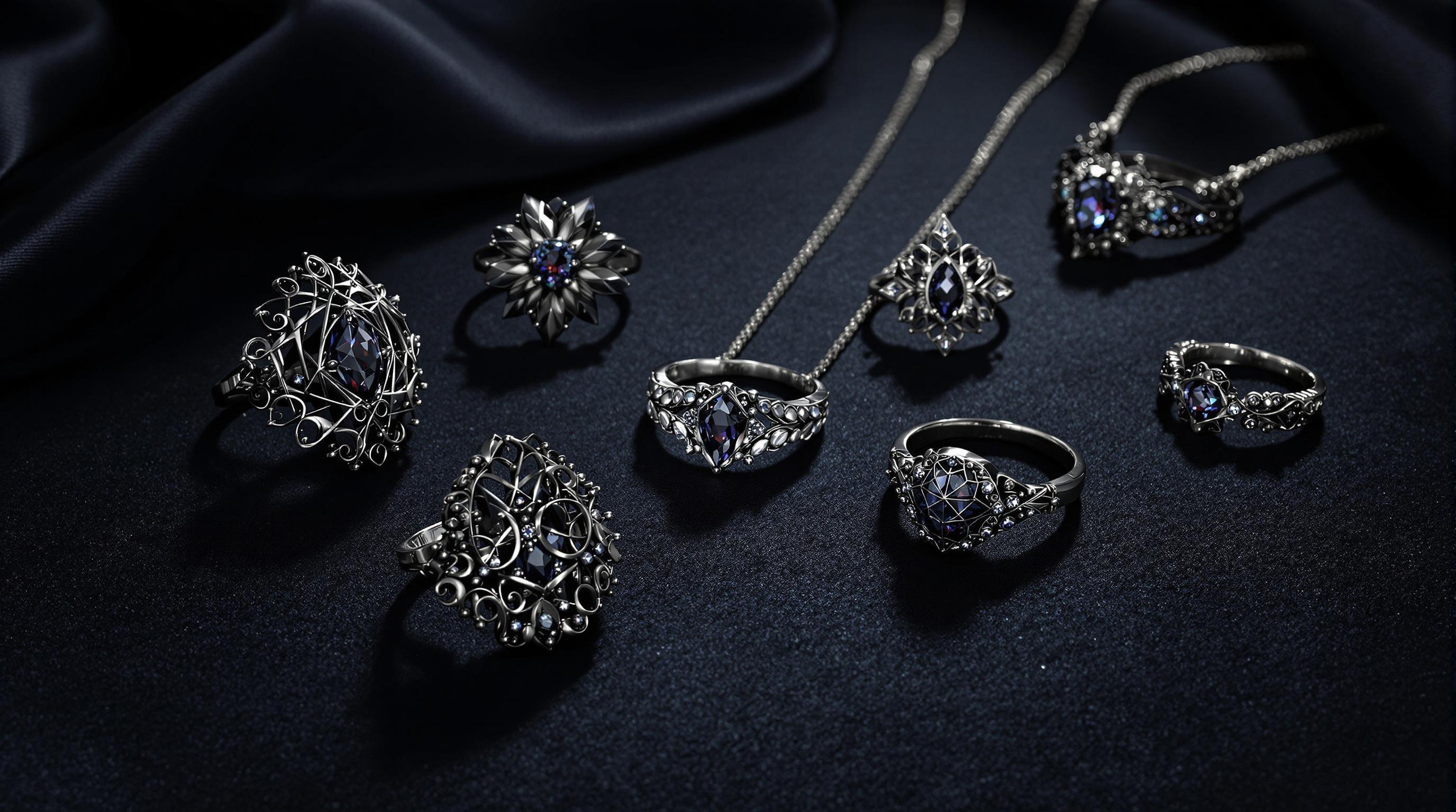 Amezna gothic jewellery collection