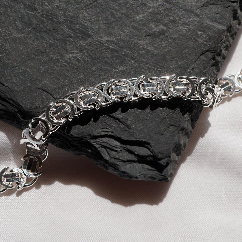 Transit Byzantine Chain Bracelet in Sterling Silver