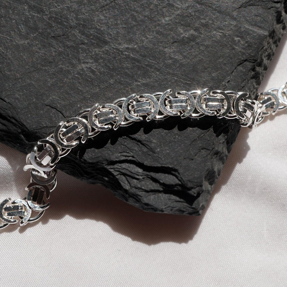 Transit Byzantine Chain Bracelet in Sterling Silver