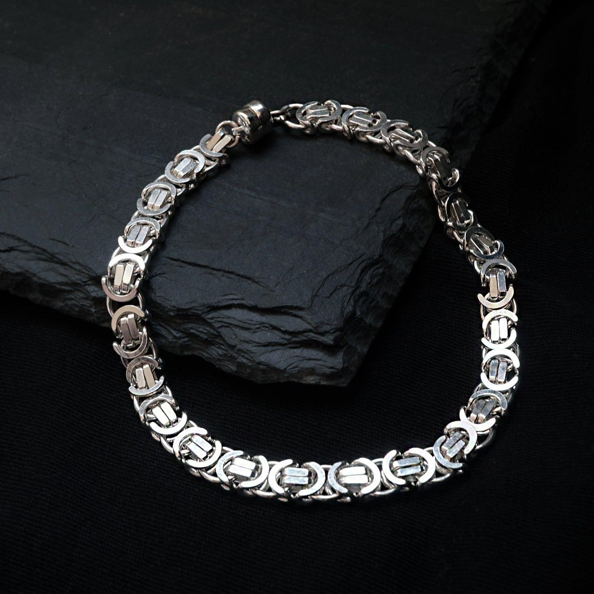Transit Byzantine Chain Bracelet in Sterling Silver