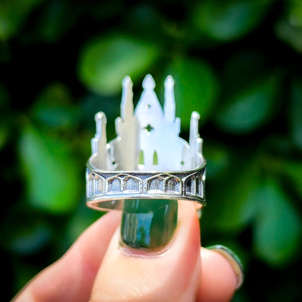 Silver Gothic Cathedral Ring