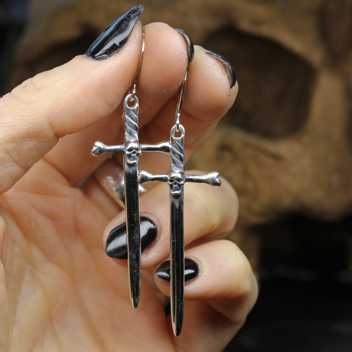 Sword Earrings