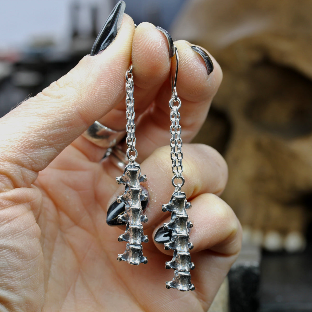Spine Drop Earrings
